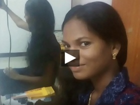 Tamil babe's first time having hardcore sex at home
