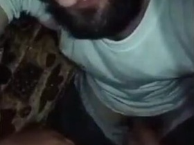Pakistani couple performs oral sex on a fish