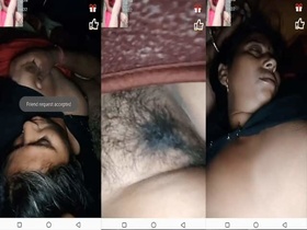 Desi housewife's uncensored livecam video reveals her hairy pussy