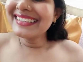 Indian bhabi flaunts her big boobs in a small village