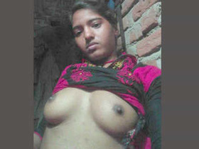 Nude Indian girl in village video