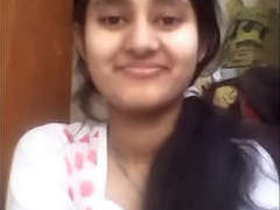 Indian teen girl pleasures herself in solo video