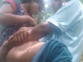 Local couple enjoys outdoor sex on a porn music video