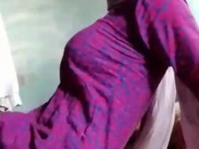 Small-breasted Desi bhabi flaunts her big pussy in solo video