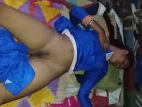 Indian brunette gets naked after passionate sex