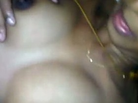 Desi housewife with boob job enjoys sex with her lover