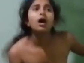 Desi teen rides cock in Indian sex tube video