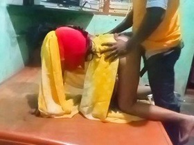 Tamil aunty gets doggy style in hot sex video