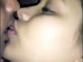 Amped-up audio and cute girlfriend in a boob-pressing video