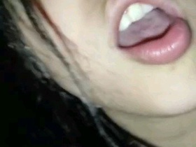 Desi babe with large breasts enjoying sex on camera