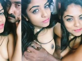 Desi wife with a curvy body gets fucked by her husband and father