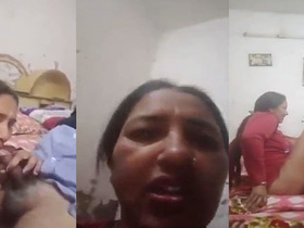Desi village aunties have sex on camera