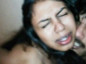 Cute girl gets banged hard by her lover