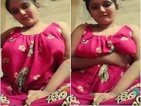 Indian Bhabi's hot nude show with her boyfriend