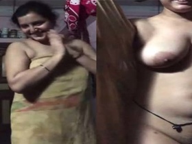 Desi village aunts show off their hairy pussies